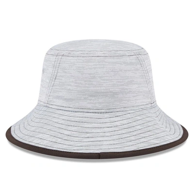Shop New Era Gray Cleveland Browns Game Bucket Hat