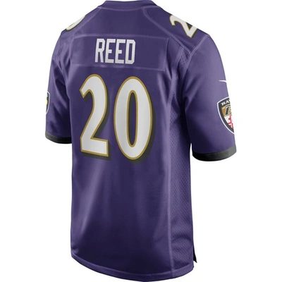 Shop Nike Ed Reed Purple Baltimore Ravens Game Retired Player Jersey