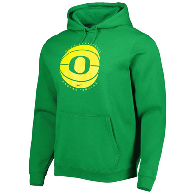 Shop Nike Green Oregon Ducks Basketball Pullover Hoodie
