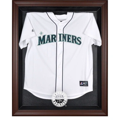 Shop Fanatics Authentic Seattle Mariners Brown Framed Logo Jersey Display Case