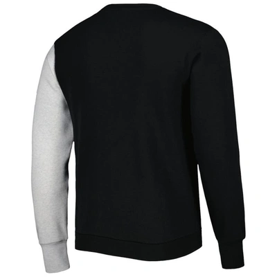 Shop Nike Black/heather Gray Dallas Mavericks Courtside Versus Force & Flight Pullover Sweatshirt