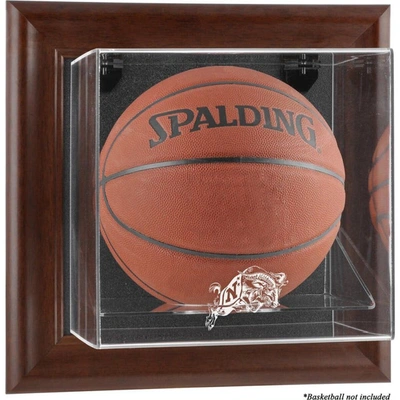 Shop Fanatics Authentic Navy Midshipmen Brown Framed Wall-mountable Basketball Display Case
