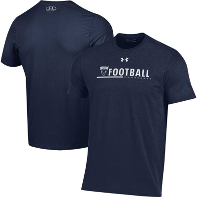 Shop Under Armour Navy Howard Bison 2022 Sideline Football Performance Cotton T-shirt
