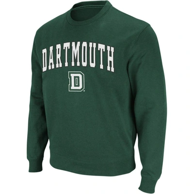 Shop Colosseum Green Dartmouth Big Green Arch & Logo Crew Neck Sweatshirt