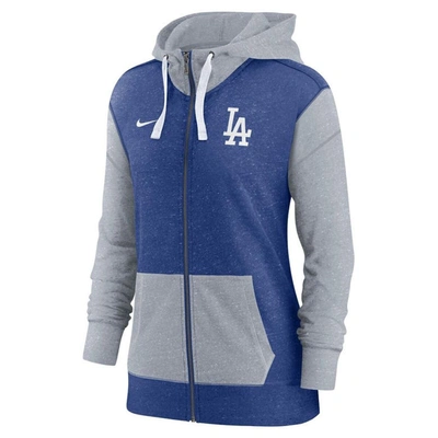 Shop Nike Royal Los Angeles Dodgers Full-zip Hoodie