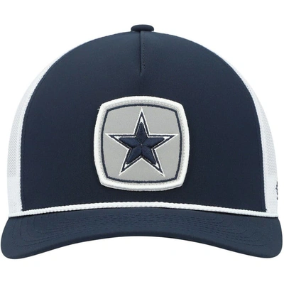 Shop Hooey Navy/white Dallas Cowboys Star Patch Rope Trucker Snapback Hat
