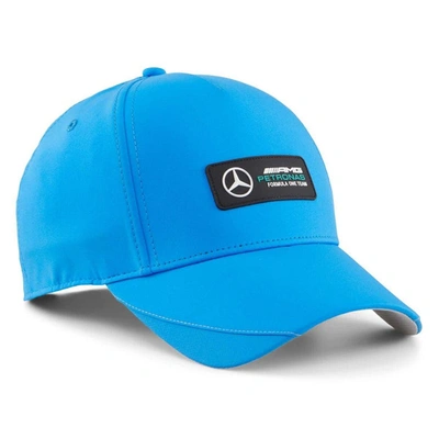 Shop Puma Green Mercedes-amg Petronas F1 Team Adjustable Hat In Blue
