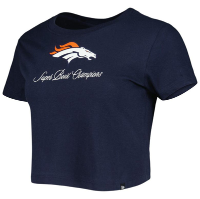 Shop New Era Navy Denver Broncos Historic Champs T-shirt