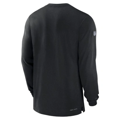 Shop Nike Black Las Vegas Raiders 2023 Sideline Performance Long Sleeve T-shirt