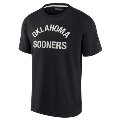 Shop Fanatics Signature Unisex  Black Oklahoma Sooners Elements Super Soft Short Sleeve T-shirt