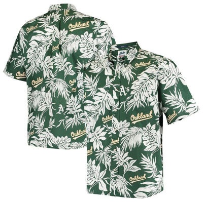 Shop Reyn Spooner Green Oakland Athletics Aloha Button-down Shirt