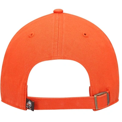 Shop 47 ' Orange Cleveland Browns Clean Up Brownie The Elf Legacy Adjustable Hat