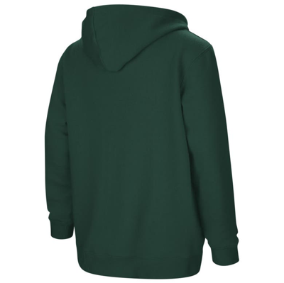 Shop Colosseum Youth  Green Michigan State Spartans 2-hit Team Pullover Hoodie