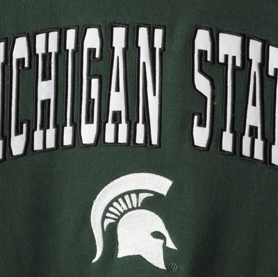 Shop Colosseum Youth  Green Michigan State Spartans 2-hit Team Pullover Hoodie