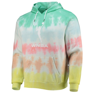 Shop The Wild Collective Mint/coral Wnba Logowoman Pride Pullover Hoodie