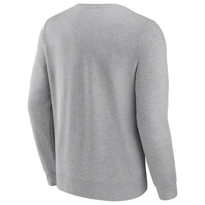 Shop Fanatics Branded Heathered Charcoal Tampa Bay Buccaneers Playability Pullover Sweatshirt In Heather Gray