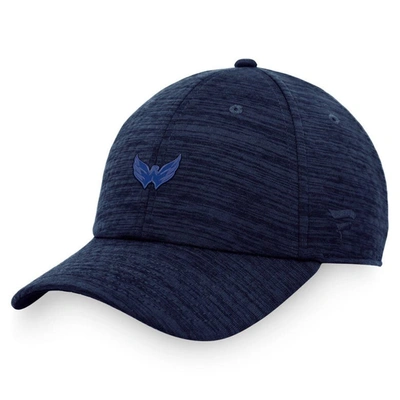 Shop Fanatics Branded Navy Washington Capitals Authentic Pro Road Snapback Hat