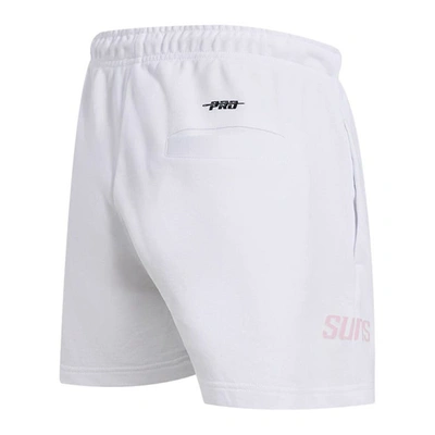 Shop Pro Standard White Phoenix Suns Washed Neon Shorts