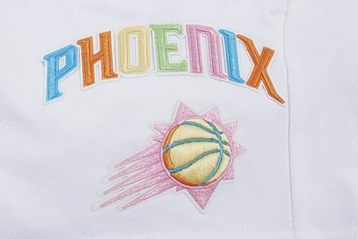 Shop Pro Standard White Phoenix Suns Washed Neon Shorts