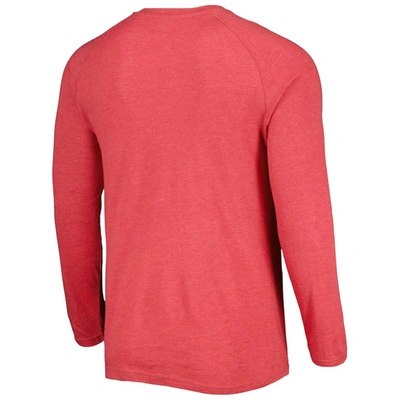 Shop Concepts Sport Red Arizona Diamondbacks Inertia Raglan Long Sleeve Henley T-shirt