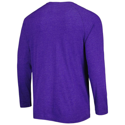 Shop Concepts Sport Purple Colorado Rockies Inertia Raglan Long Sleeve Henley T-shirt