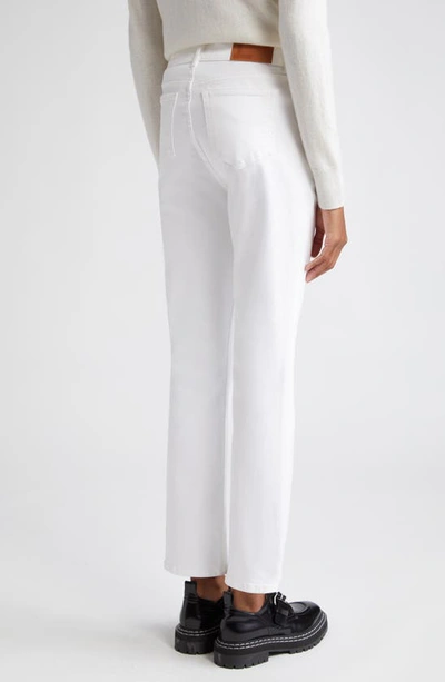 Lafayette 148 L148 Denim Reeve Straight Jean In Washed Plaster