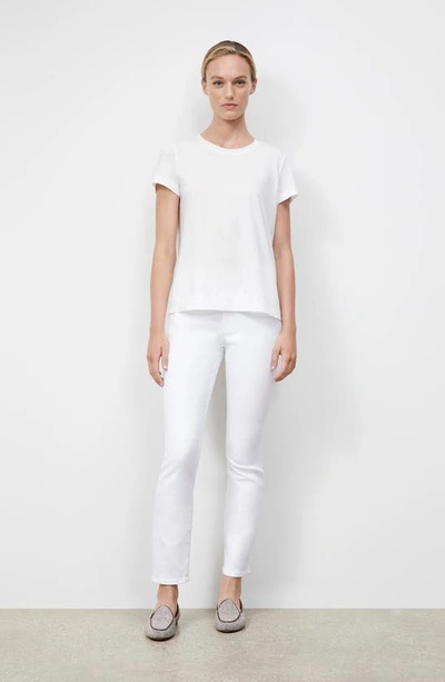 Lafayette 148 L148 Denim Reeve Straight Jean In Washed Plaster