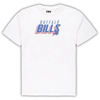 Shop Concepts Sport White/charcoal Buffalo Bills Big & Tall T-shirt And Shorts Set