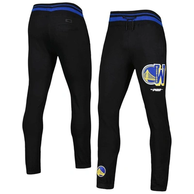 Pro Standard Black Golden State Warriors Mash Up Capsule Sweatpants In Black