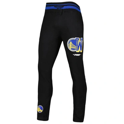 Pro Standard Black Golden State Warriors Mash Up Capsule Sweatpants In Black