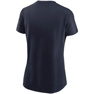 Shop Nike College Navy Seattle Seahawks Logo Essential T-shirt
