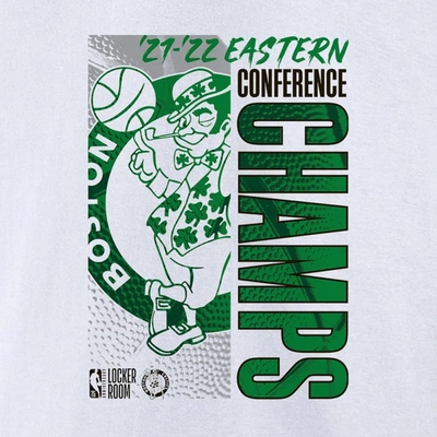 Shop Fanatics Branded White Boston Celtics 2022 Eastern Conference Champions Locker Room T-shirt