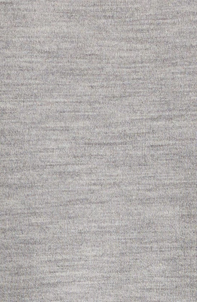 John Smedley Marcus Crewneck Virgin Wool Sweater In Silver