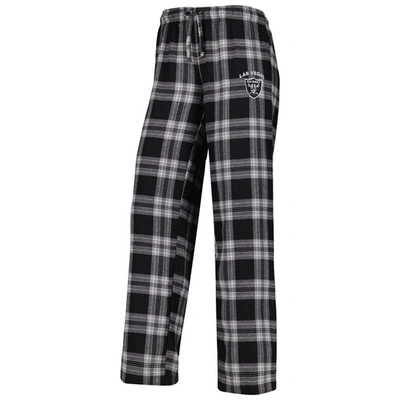 Shop Concepts Sport Black/gray Las Vegas Raiders Badge T-shirt & Pants Sleep Set