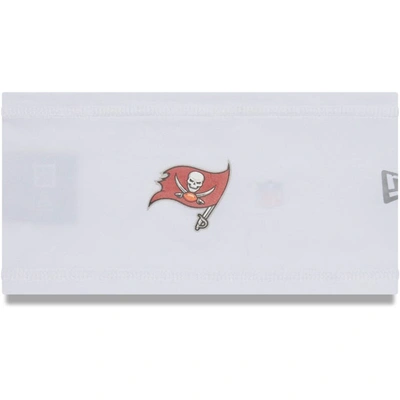 Shop New Era White Tampa Bay Buccaneers Official Training Camp Coolera Headband