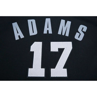 Shop Pro Standard Davante Adams Black Las Vegas Raiders Player Name & Number Pullover Hoodie