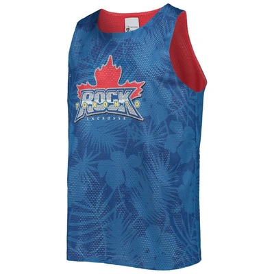 Shop Foco Blue/red Toronto Rock Reversible Mesh Tank Top