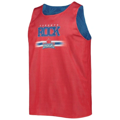 Shop Foco Blue/red Toronto Rock Reversible Mesh Tank Top