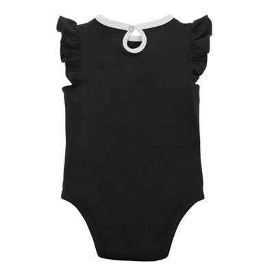 Shop Outerstuff Infant Black/heather Gray Chicago White Sox Little Fan Two-pack Bodysuit Set