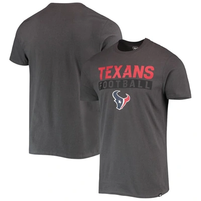Shop 47 ' Charcoal Houston Texans Dark Ops Super Rival T-shirt