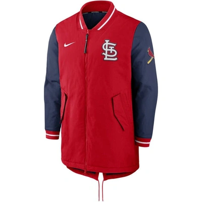 Shop Nike Red St. Louis Cardinals Dugout Performance Full-zip Jacket