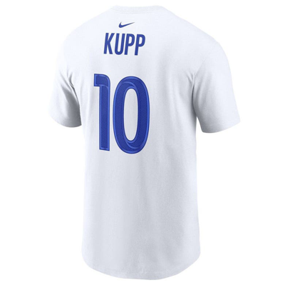Shop Nike Cooper Kupp White Los Angeles Rams Super Bowl Lvi Player Name & Number T-shirt