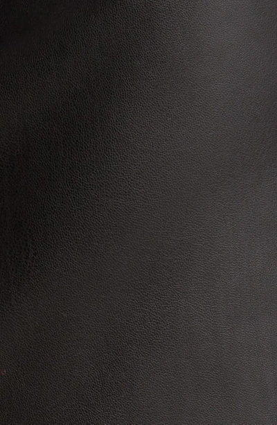 Shop Vero Moda High Waist Faux Leather Miniskirt In Black