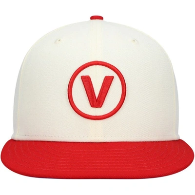 Shop Rings & Crwns Cream/red Vargas Campeones Team Fitted Hat