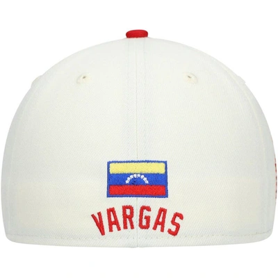 Shop Rings & Crwns Cream/red Vargas Campeones Team Fitted Hat