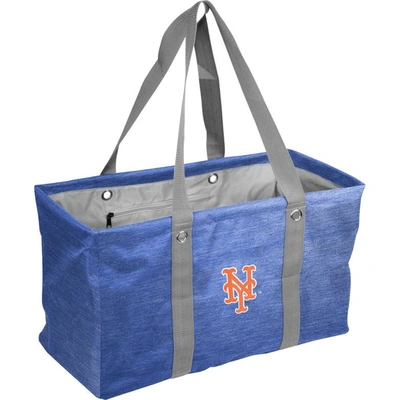 Shop Logo Brands New York Mets Crosshatch Picnic Caddy Tote Bag In Royal