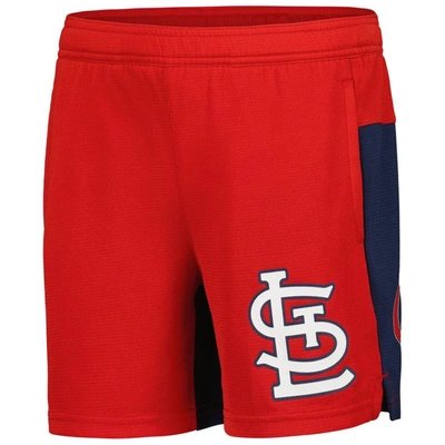 Shop Outerstuff Youth Red St. Louis Cardinals 7th Inning Stretch Shorts