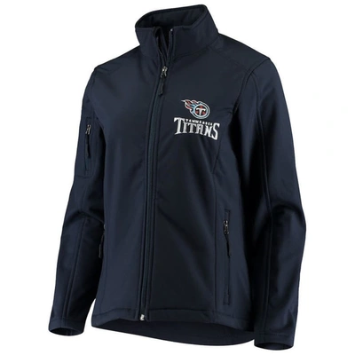 Shop Dunbrooke Navy Tennessee Titans Full-zip Sonoma Softshell Jacket