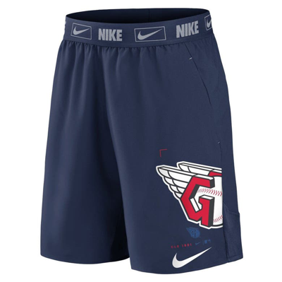 Shop Nike Navy Cleveland Guardians Bold Express Performance Shorts