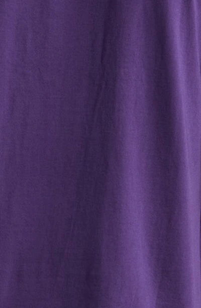 Shop Noah Logo Pocket Cotton T-shirt In Dark Purple
